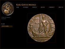 Tablet Screenshot of karlgoetzmedals.com